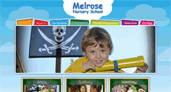 Desktop Screenshot of melrosenurseryschool.co.uk